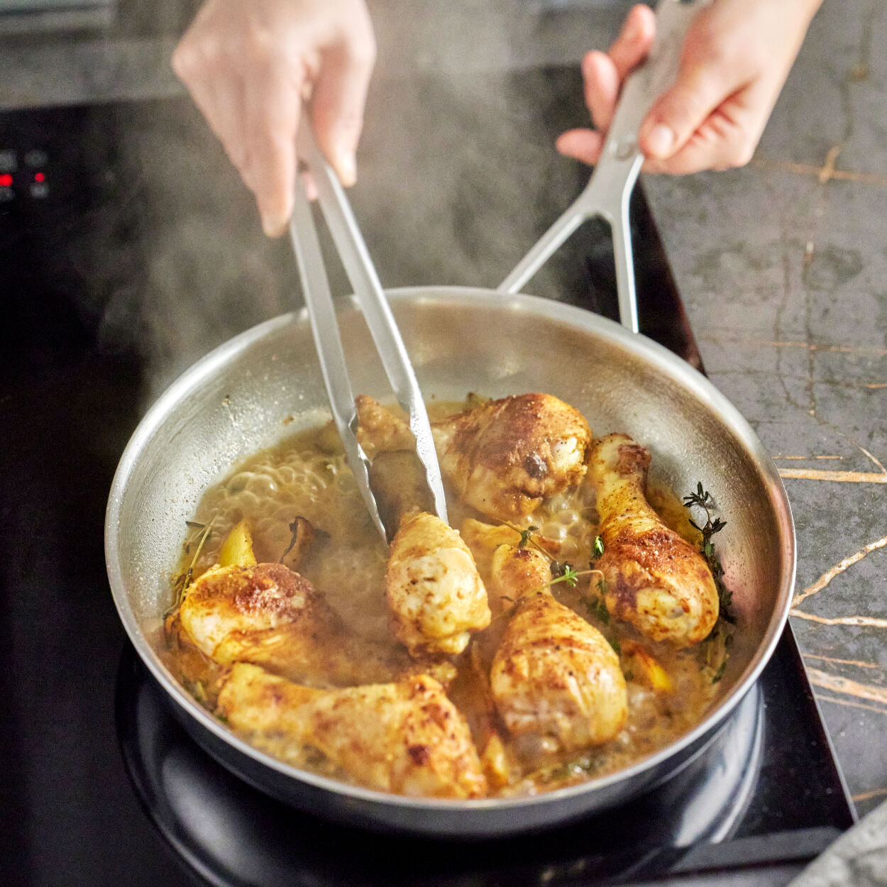 Buy Demeyere Industry 5 11-inch, 18/10 Stainless Steel, Frying Pan